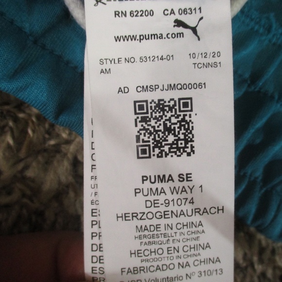 Puma Pants Men's Medium Teal TMC X Hustle Way Ankle Zip Athletic Sweatpants - Picture 8 of 10